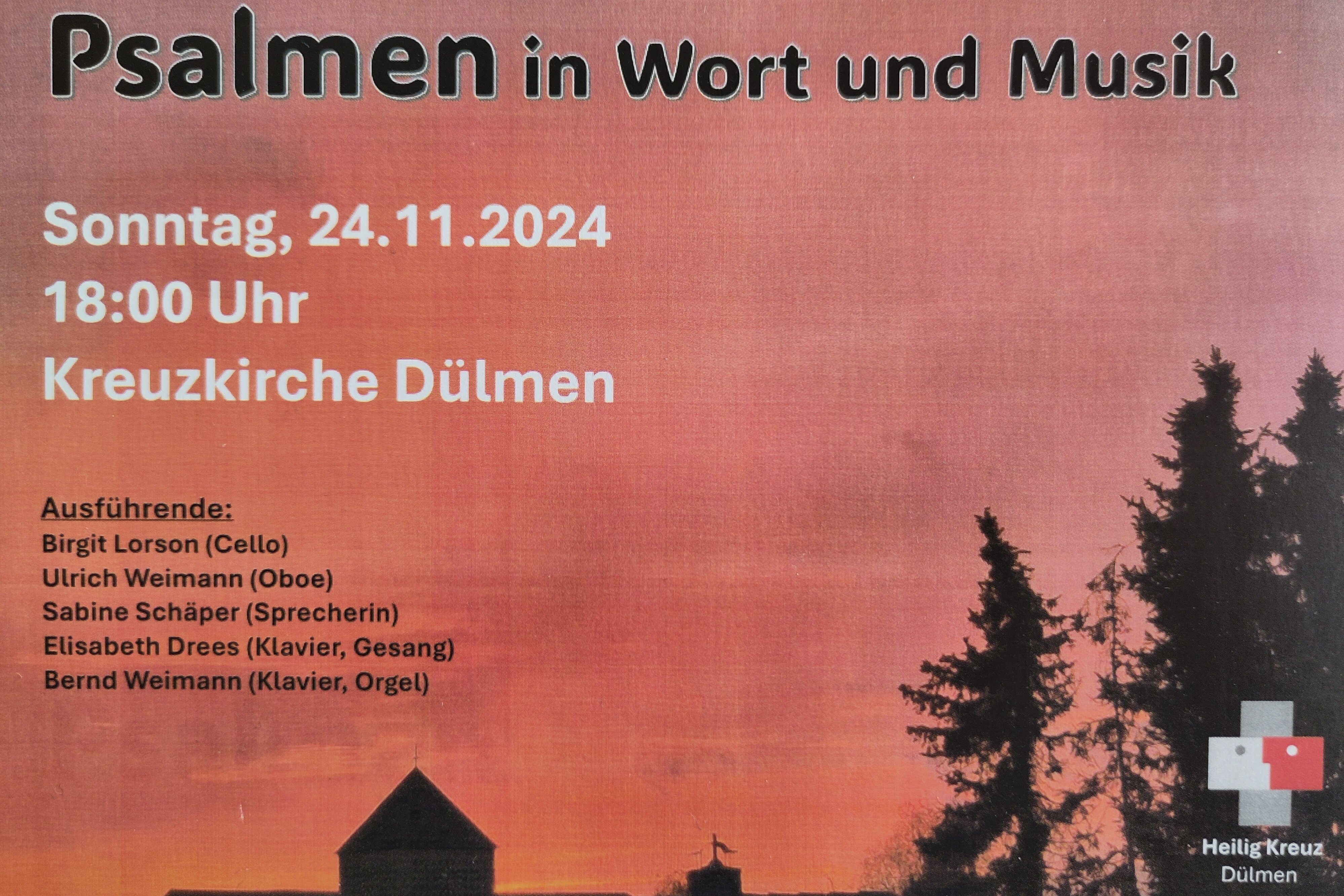 Psalmen in Wort und Musik